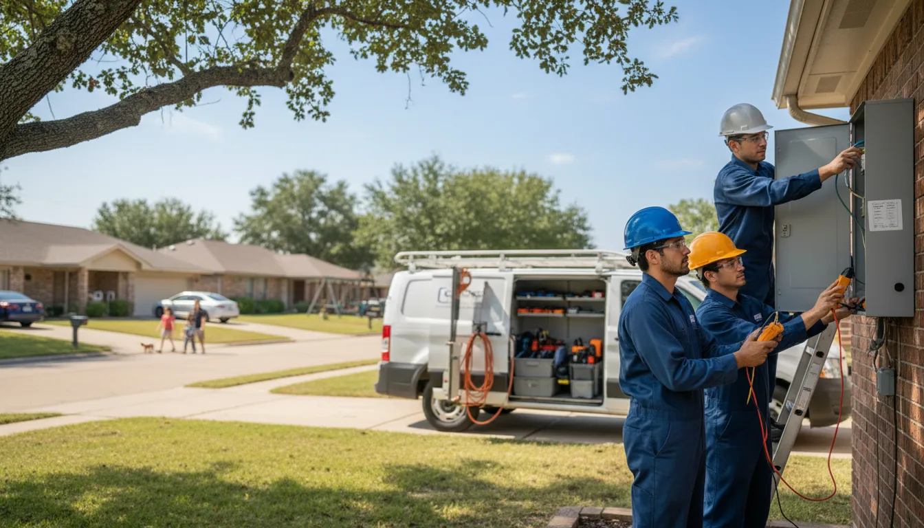 Certified electrician providing emergency electrical services in Toyah, TX